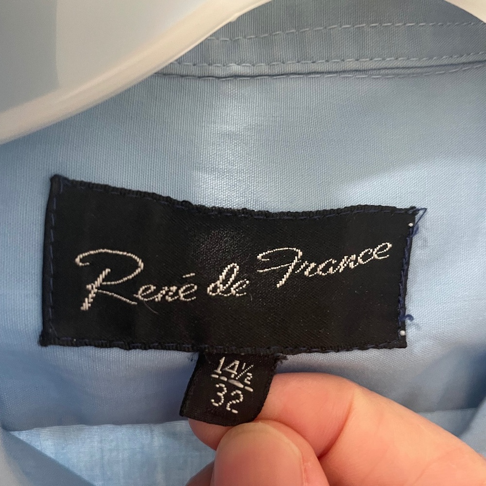 Vintage Men’s Rene de France Dress Shirt